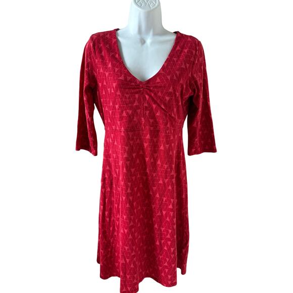 Toad & Co Rosalinda Cranberry Dress Womens Size Small - Picture 1 of 5